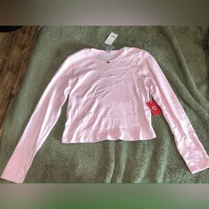 Pink Long Sleeve Top
